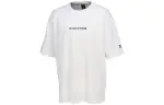Converse T Shirts Men's White Crew Neck Moderate Straight Fit