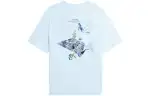 Li Ning T Shirt Unisex Aqua Blue