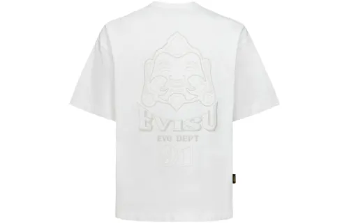 EVISU T Shirts Men's Crew Neck Moderate Straight Fit