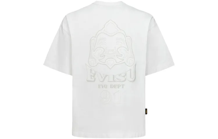 EVISU T Shirts Men's Crew Neck Moderate Straight Fit