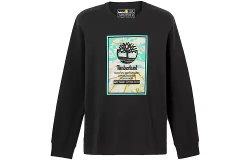 Timberland Ski School Long Sleeve Logo T Shirt T Shirt Unisex Black