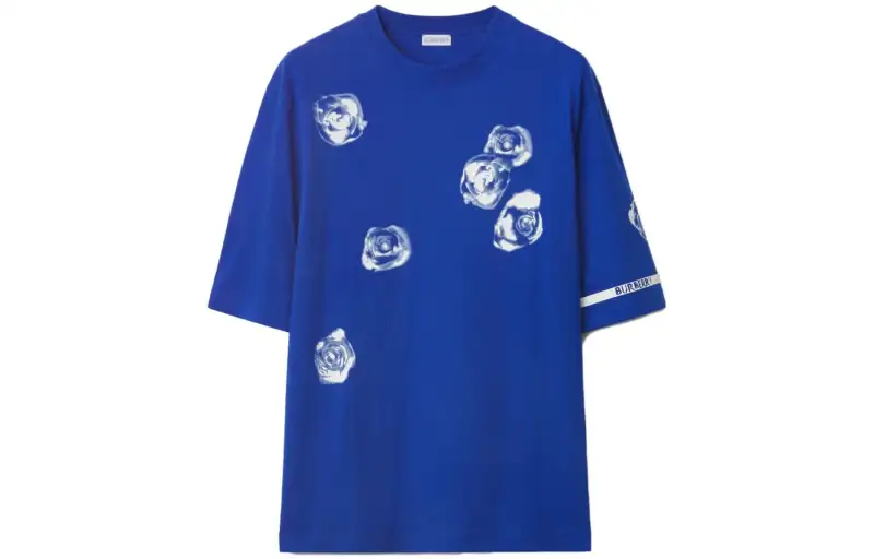 Burberry Rose-print Cotton T-shirt