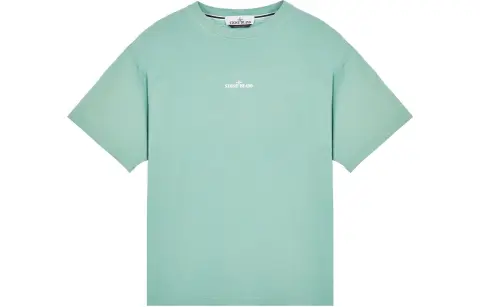 STONE ISLAND Scratched Paint One Print T Shirt Men's Matcha Green