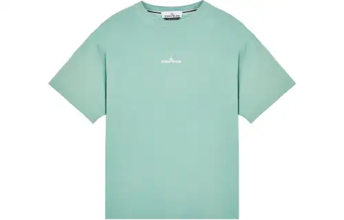 STONE ISLAND Scratched Paint One Print T Shirt Men's Matcha Green