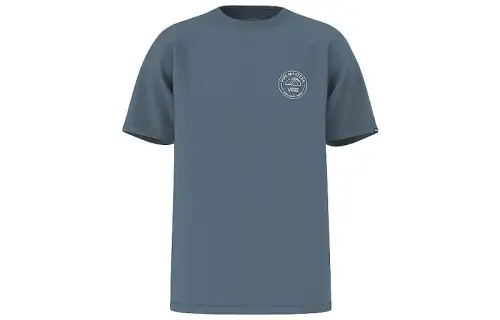 Vans T Shirts Men's Blue Crew Neck Moderate Straight Fit
