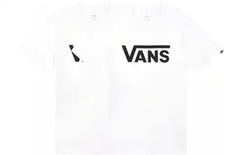Vans AP FLYING V T Shirt Unisex 2 Pack White