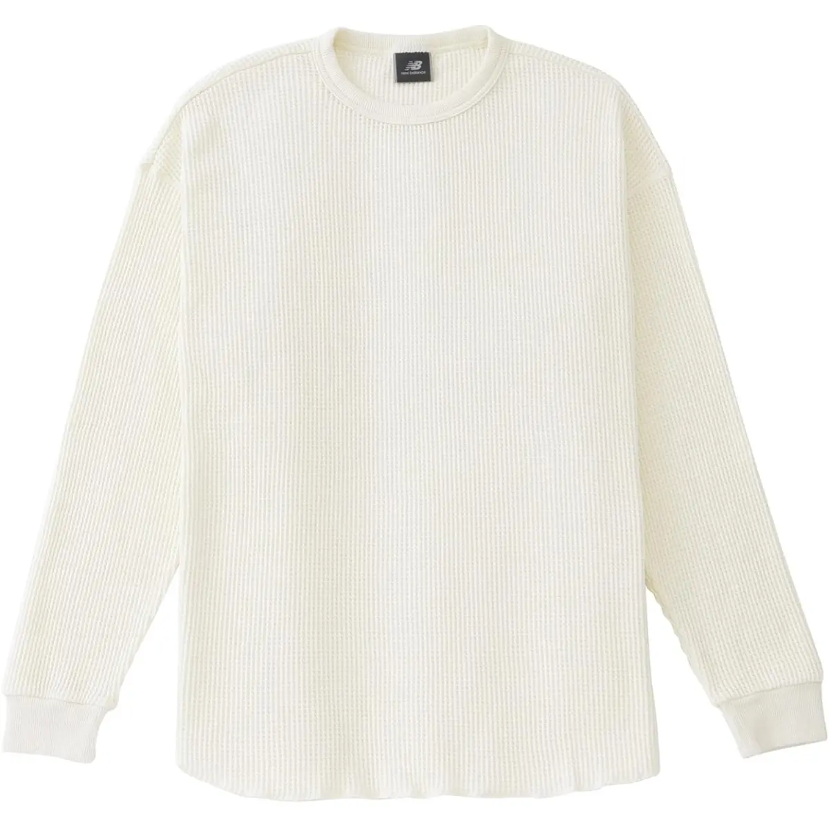 New Balance T-Shirts Men's White Crew Neck Moderate Straight Fit