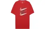 Nike T Shirts Men's Red Crew Neck Moderate