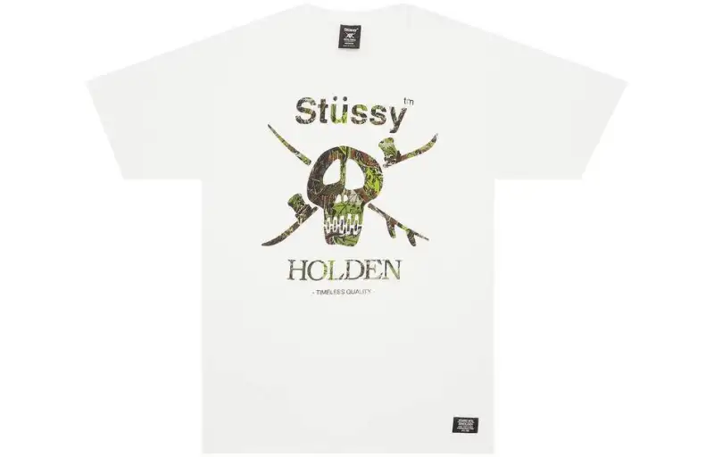 Stussy Camo Snow Skull Tee