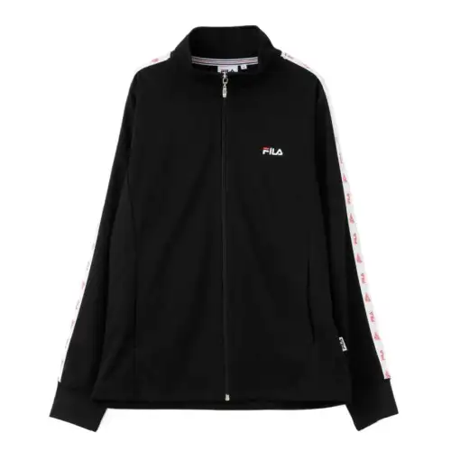 FILA Jackets Men's Black Stand Collar Moderate Other
