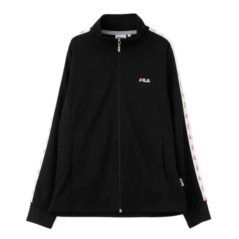 FILA Jackets Men's Black Stand Collar Moderate Other