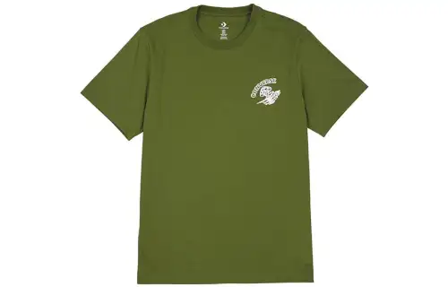 Converse CHUCK Tour T Shirt Unisex Oil Green