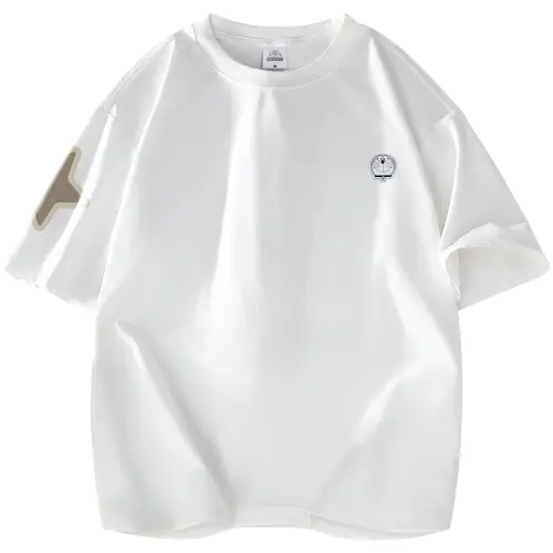 Doraemon T Shirts Unisex Crew Neck Moderate Straight Fit