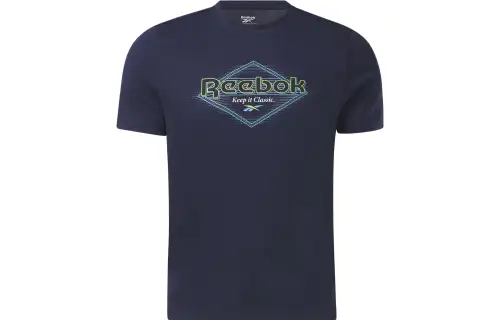 Reebok Graphic Series T Shirt Men's Marine Blue