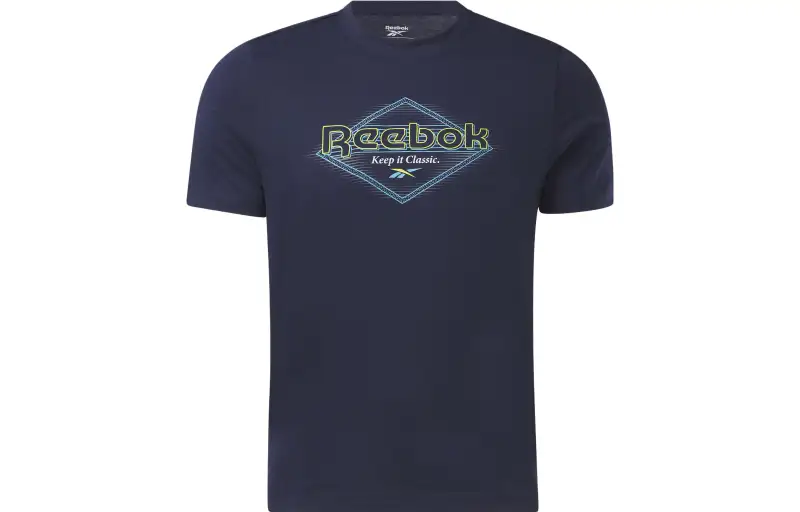 Reebok Graphic Series T Shirt Men's Marine Blue