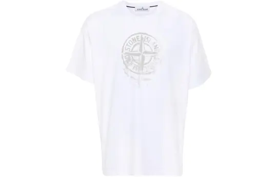 Stone Island Compass-print cotton T-shirt