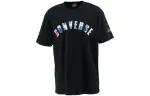 Converse T Shirts Men's Black Crew Neck Moderate Straight Fit