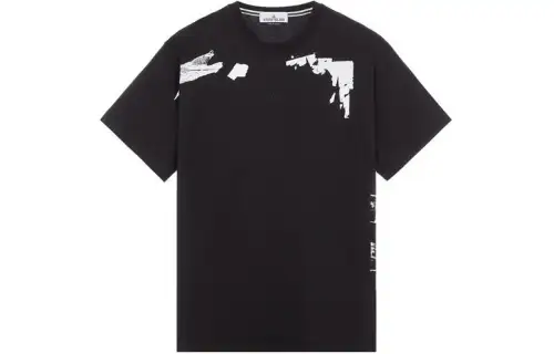 STONE ISLAND T Shirt Men's Black
