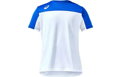 Asics T Shirt Unisex Blue White