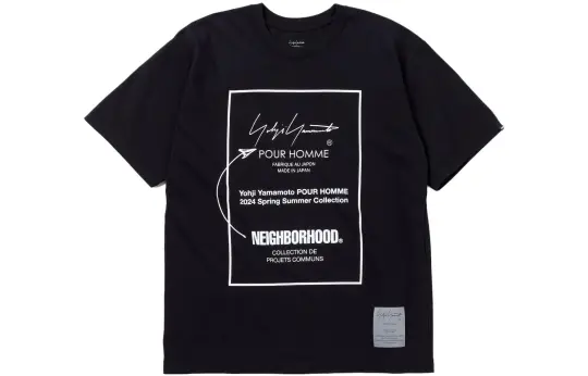 Yohji Yamamoto X Neighborhood Logo-print Cotton T-shirt