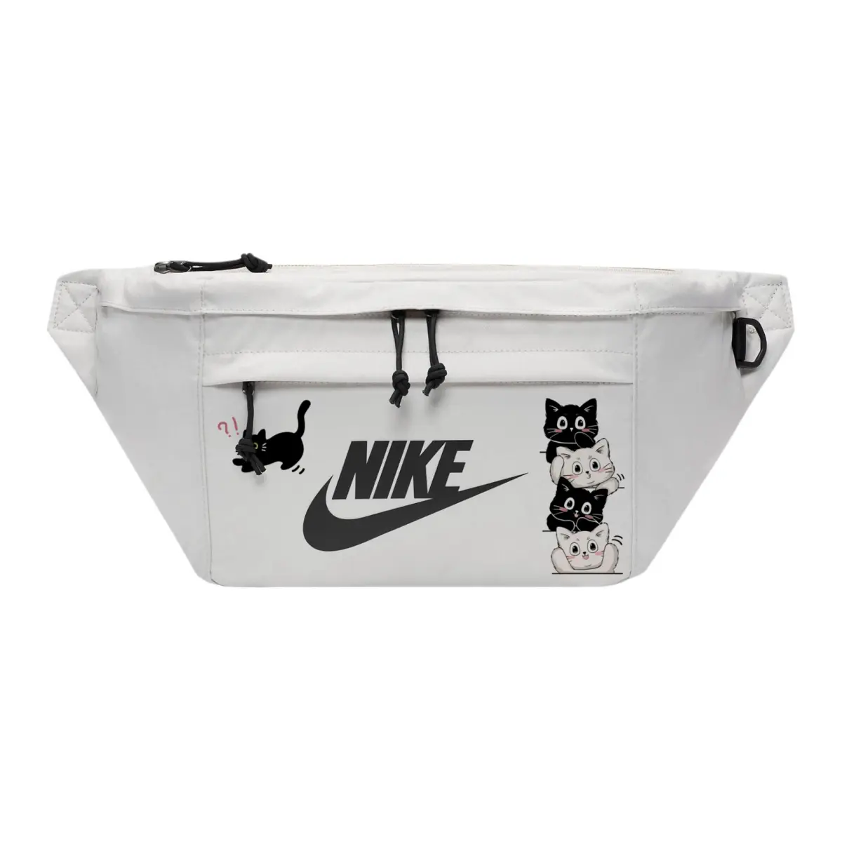Nike Fabric One Shoulder Fanny Pack Regular Unisex Light Bone