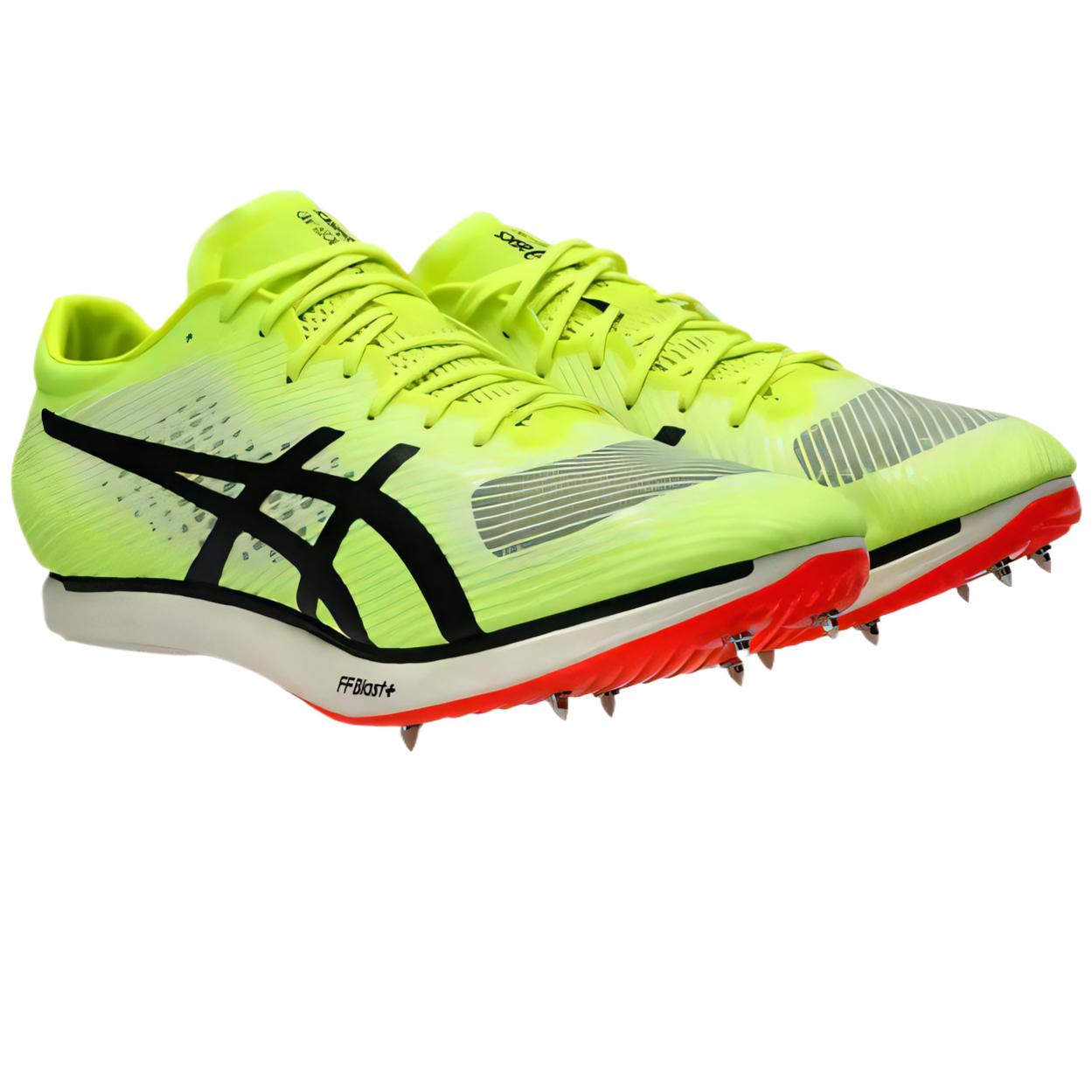 ASICS COSMORACER MD 3 Low top Running Shoes Men’s Safety Yellow Black