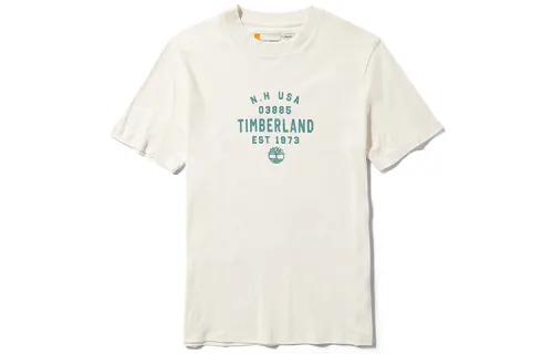 Timberland T Shirt Men's Vintage White