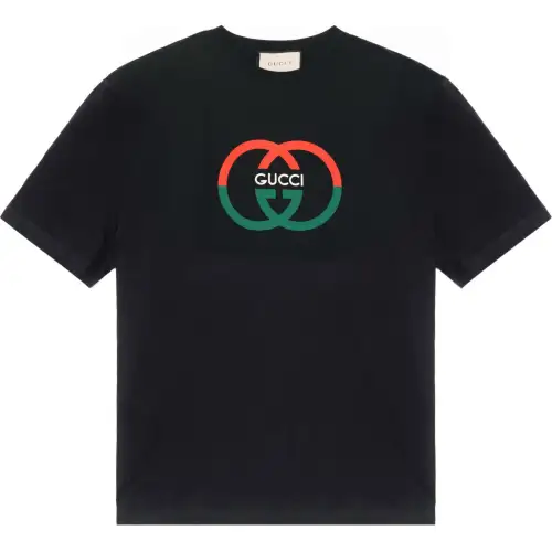 GUCCI Logo Printed Crewneck T-Shirt