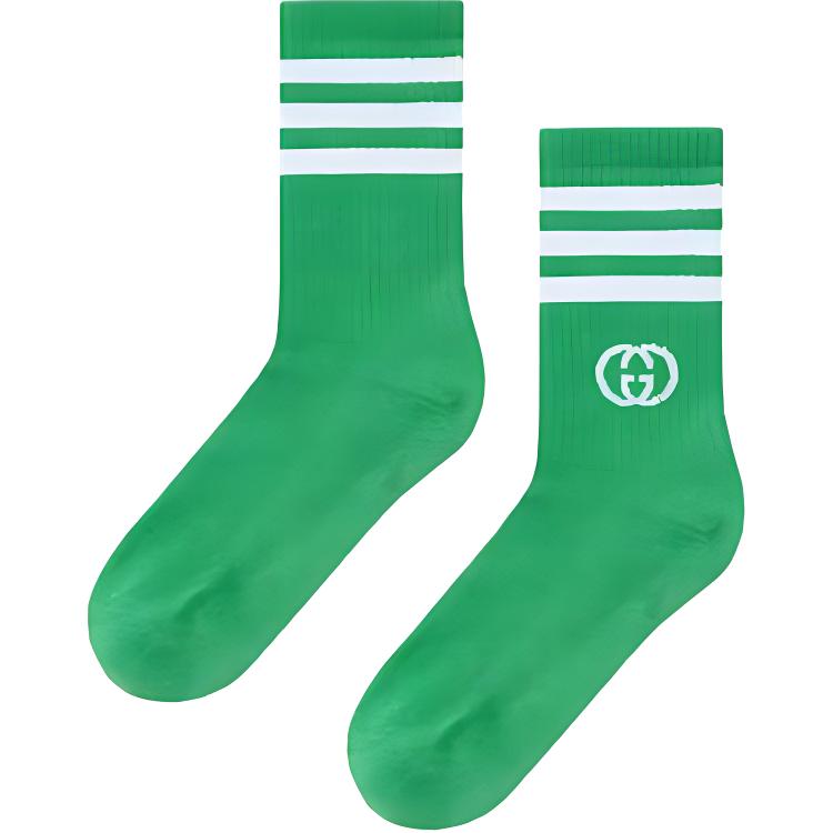 GUCCI x Adidas Crew Socks Unisex 1 Pack Green