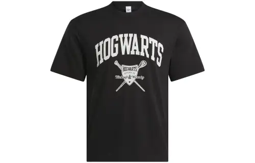 Reebok Harry Potter Logo Print T Shirt Unisex Black