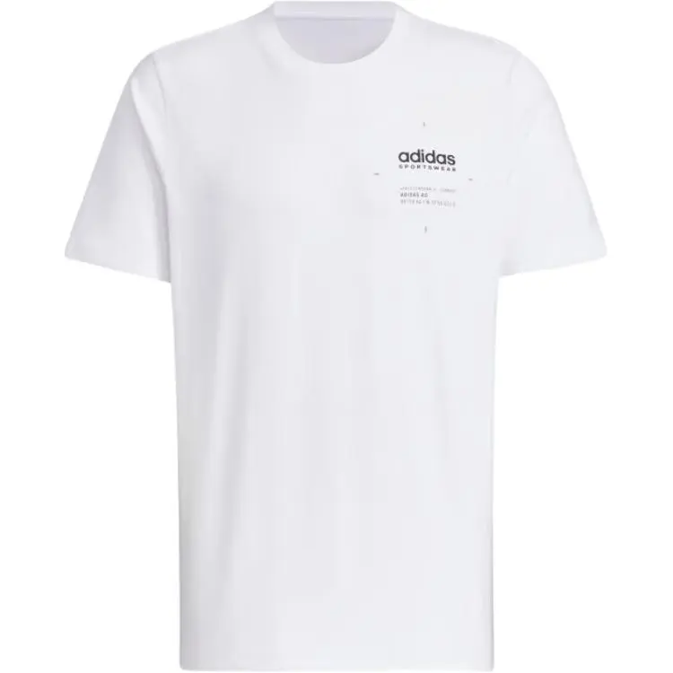 Adidas T Shirt Unisex White/Black
