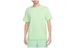 Nike T Shirts Men's Green Crew Neck Moderate Straight Fit