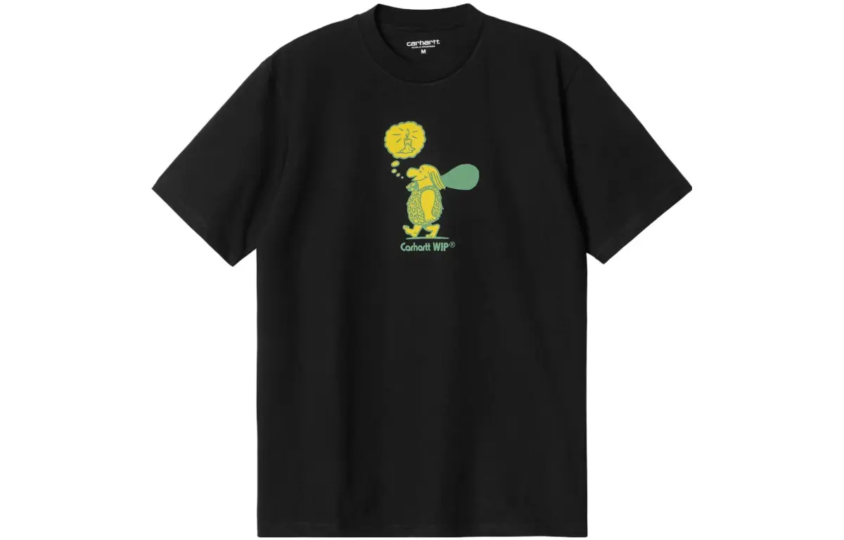 Carhartt WIP Original Thought T Shirt Short Sleeved T Shirts Men's Black