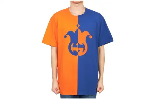 GUCCI T Shirts Men's Multicolor Crew Neck Moderate Straight Fit