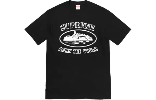 Supreme x Corteiz FW23 T Shirt Unisex Black