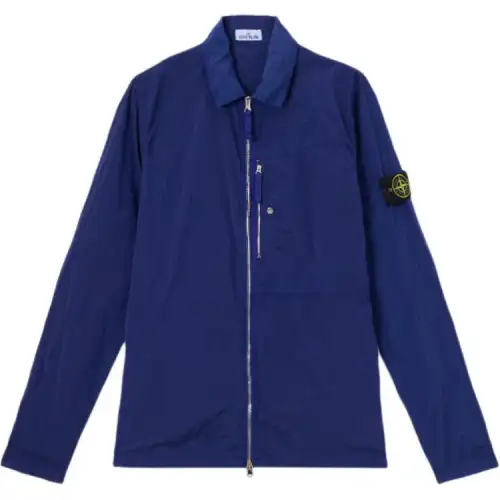 STONE ISLAND Compass Patch Zip Up Jacket