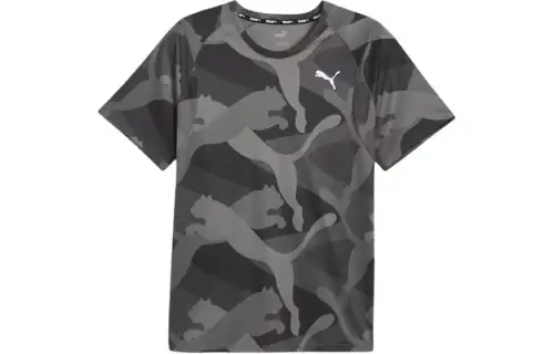 PUMA Fit Ultrabreathe T Shirts Men's Black Crew Neck Moderate Straight Fit