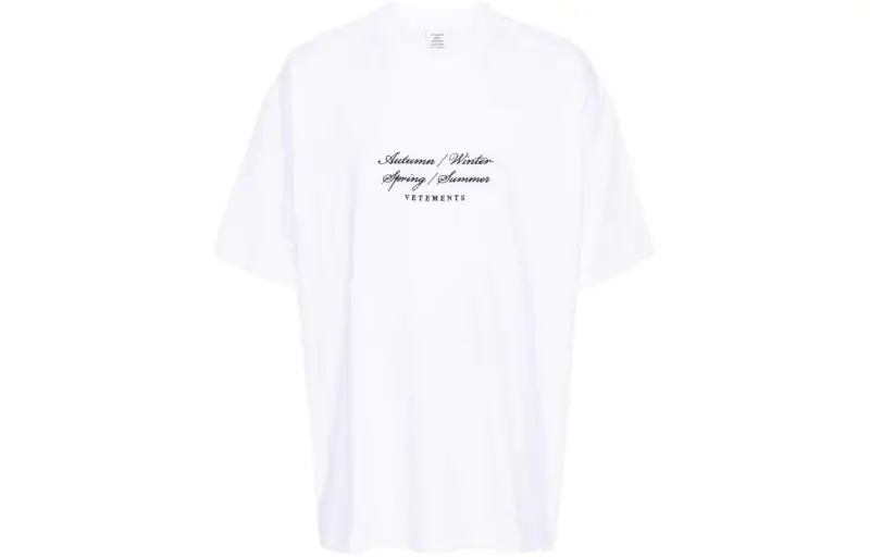 Vetements SS24 T Shirt Men's White