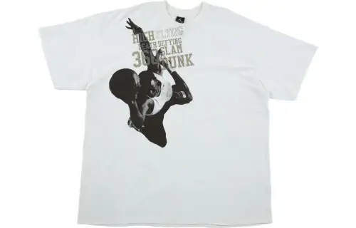 Jordan T Shirts Men's White Crew Neck Moderate