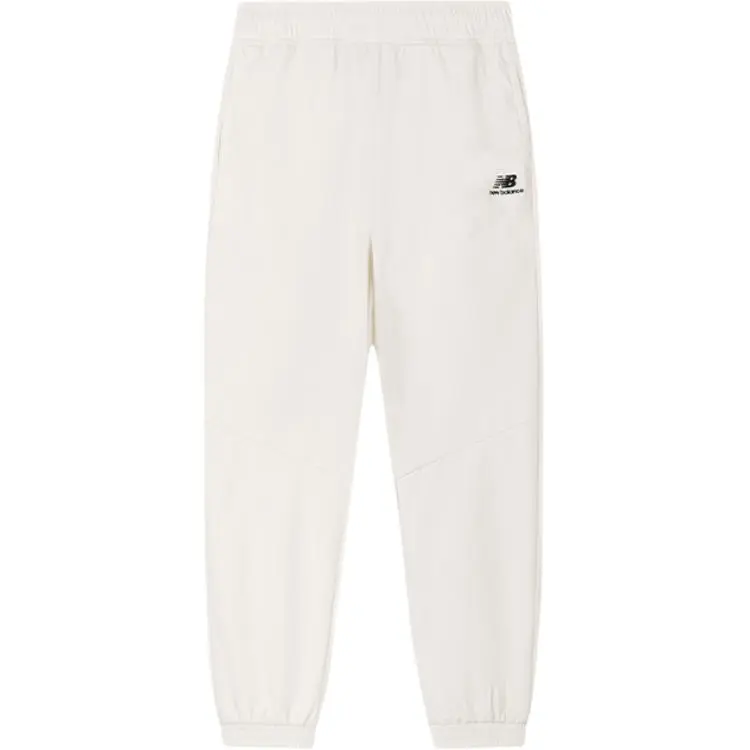 New Balance NB Knitted Sweatpants Unisex Ivory White