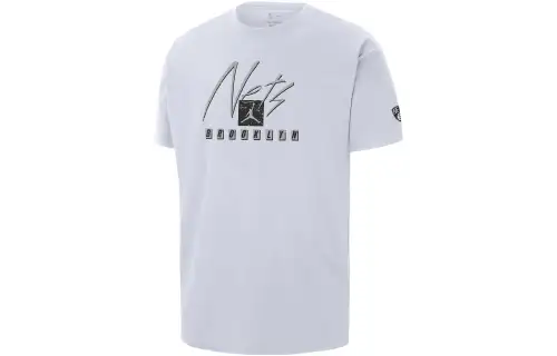 Jordan Brooklyn Nets Courtside Statement Edition Men's Jordan Nba Max90 T Shirt