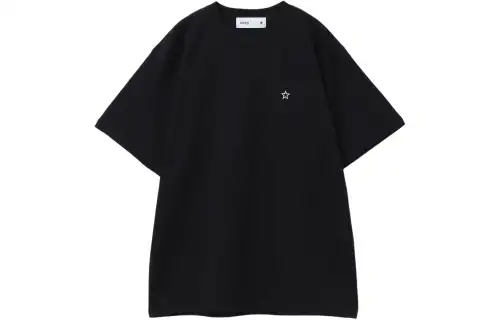 Converse T Shirts Unisex Black Crew Neck Moderate Other