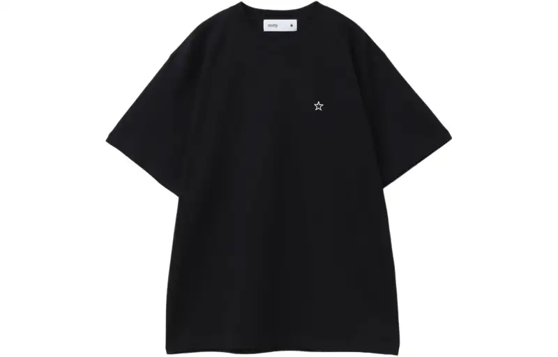Converse T Shirts Unisex Black Crew Neck Moderate Other
