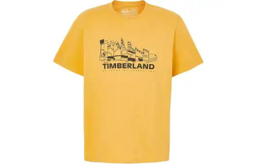 Timberland Back History T Shirt Unisex Yellow