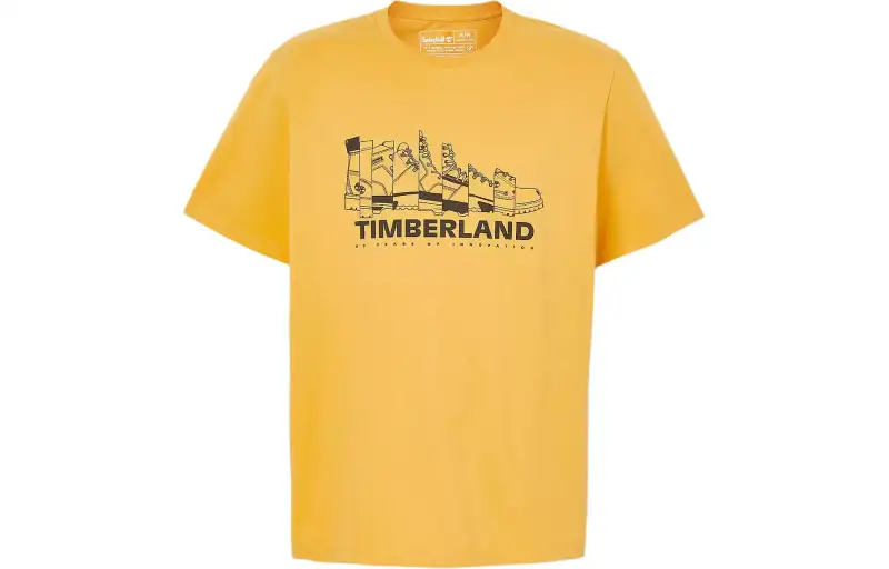 Timberland Back History T Shirt Unisex Yellow