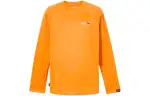 Timberland T Shirts Men's Orange Crew Neck Moderate Straight Fit
