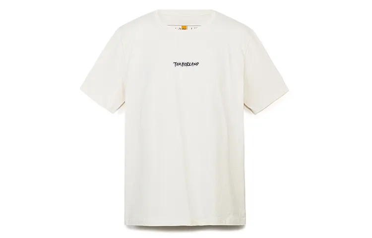 Timberland T Shirt Unisex Vintage White