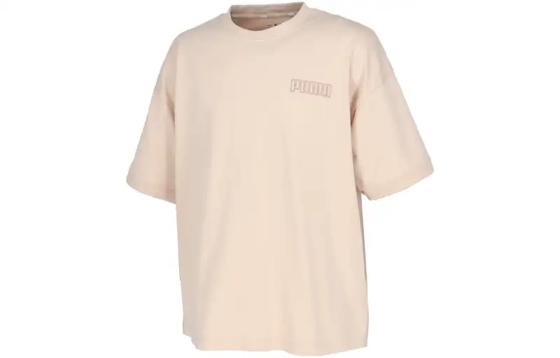 PUMA T Shirts Men's Umber Crew Neck Moderate Straight Fit