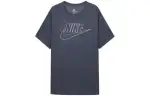 Nike T Shirts Men's Gray Crew Neck Moderate