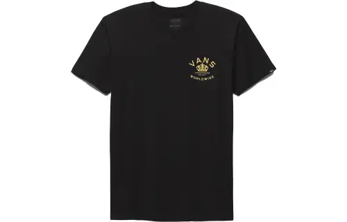 Vans Checkerboard Society T Shirt Unisex Black